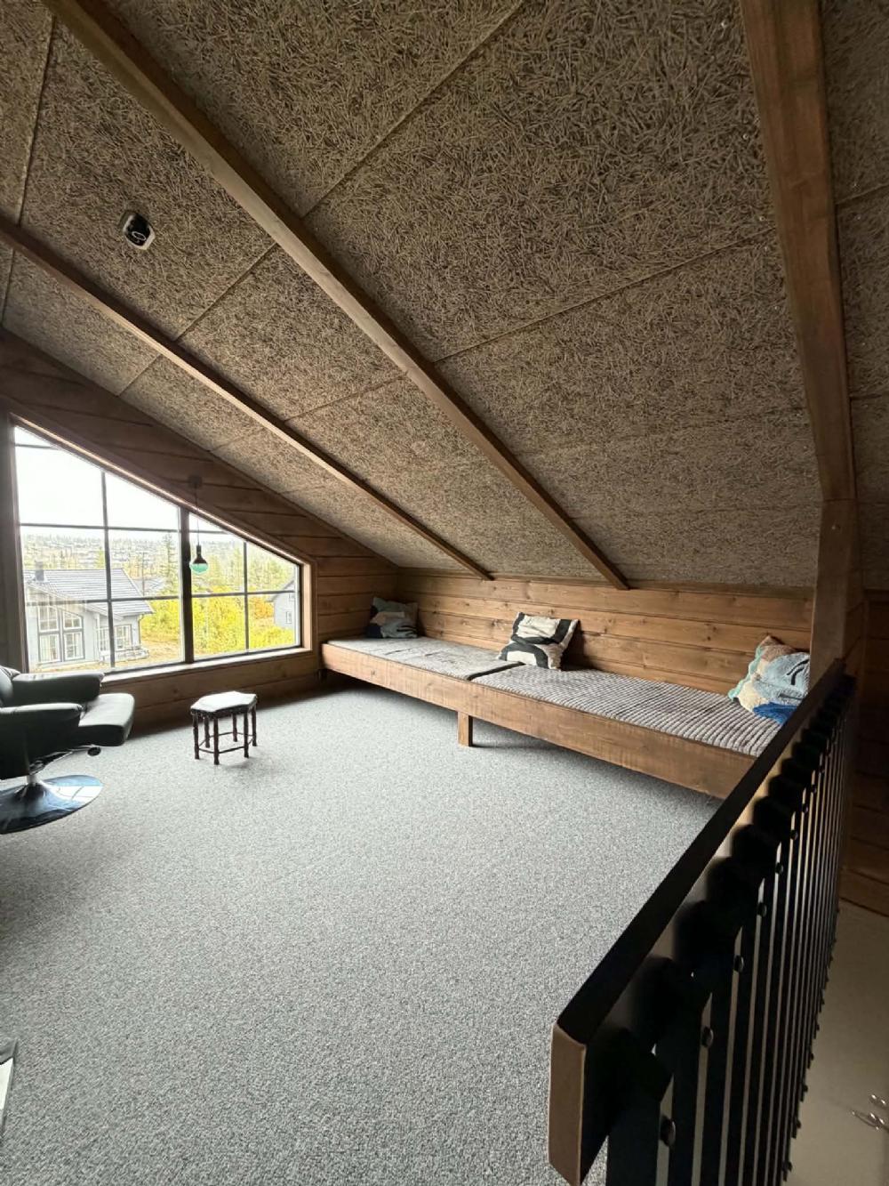 Loft tillbyggt