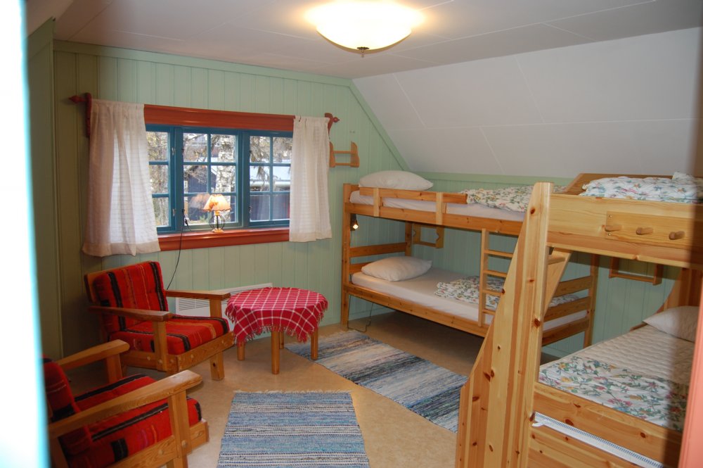 Sovrummet med våningssängar 