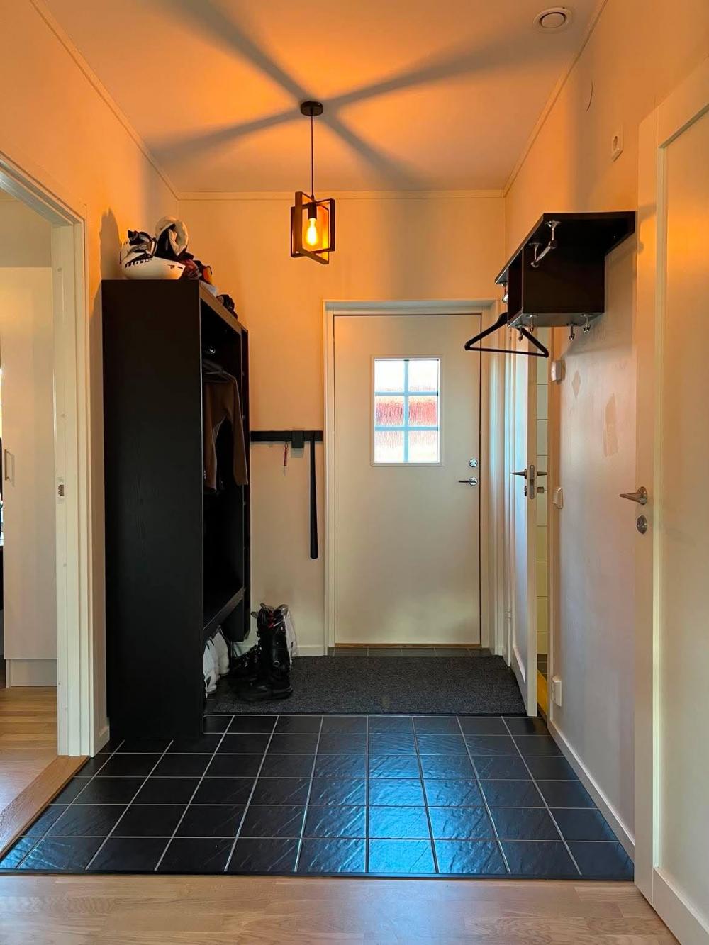 Entré med golvvärme