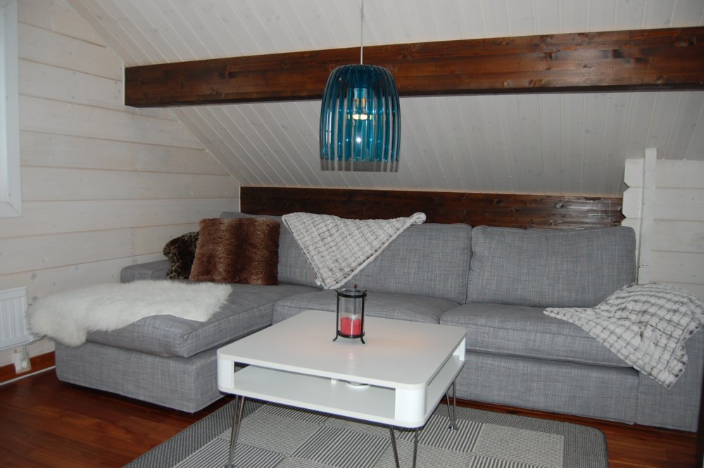 Soffa p loftet 